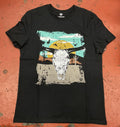 Unisex graphic tee black rock & roll | RRUT21R0IQ