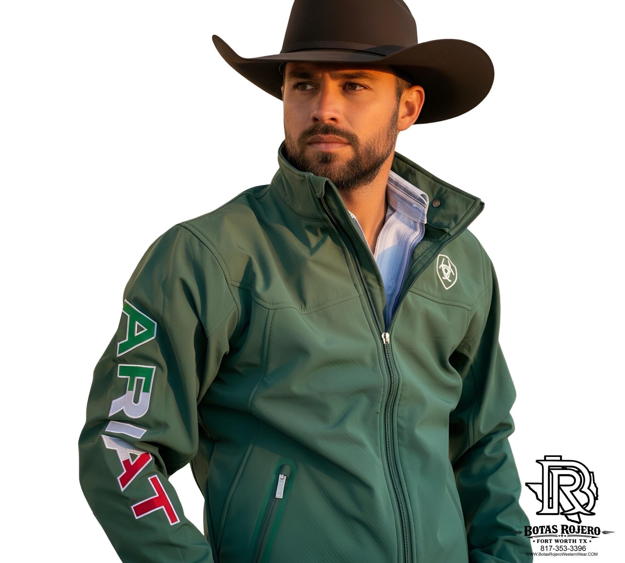 “ Verde “ | Men Ariat Green Softshell Outerwear Jacket 10039459