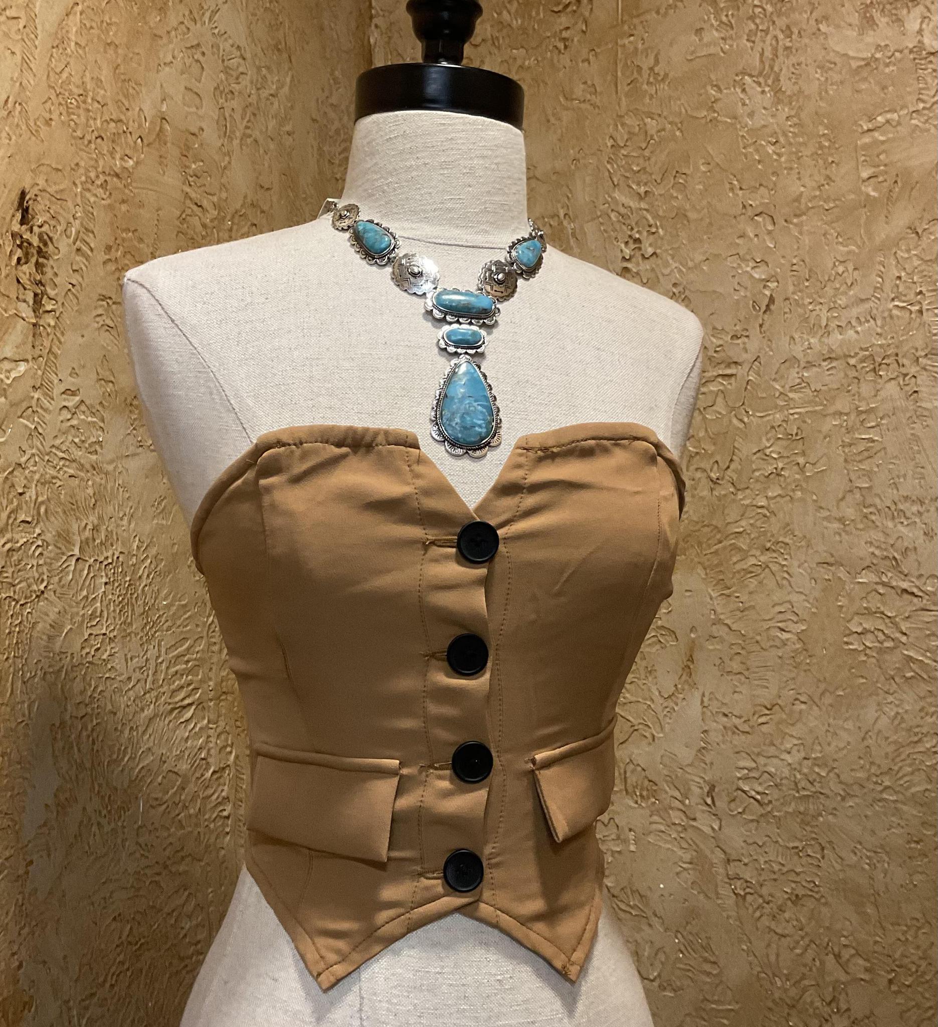 EMILY CAMEL TOP