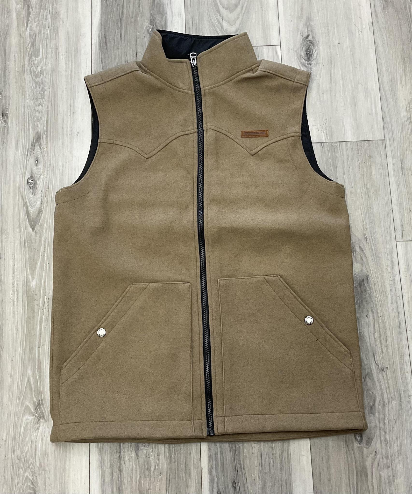 CINCH MEN’S KHAKI VEST | MWV1934002