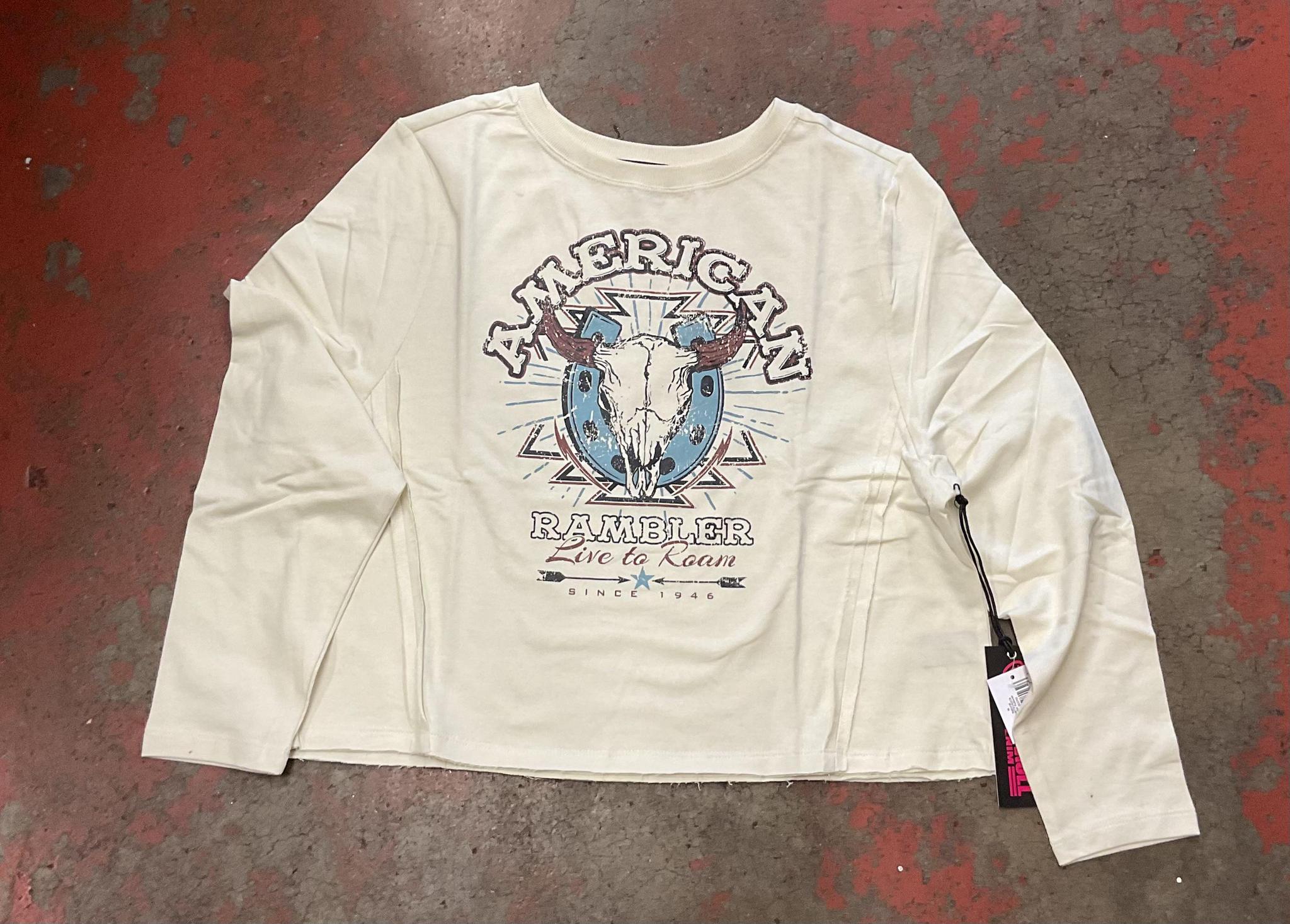 Womens GRAPHIC PULLOVER NATURAL ROCK & ROLL | RRWT91R0CR