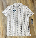MEN’S ROCK & ROLL NATURAL AZTEC PRINTED POLO | BM51T06004