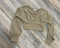 CARMEN CAMEL KNIT TOP