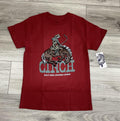 CINCH BOY’S BURGUNDY TEE|MTT7670186