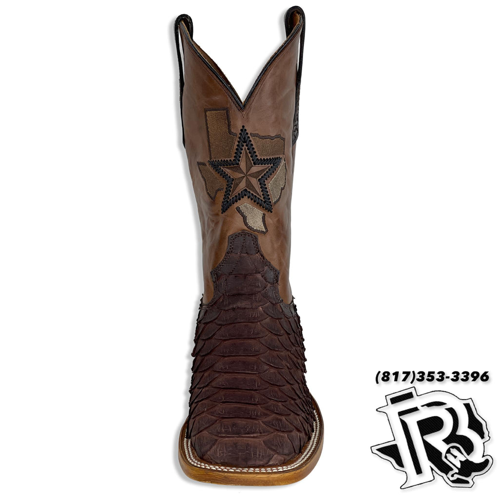 ORIGNAL PYTHON 15 FOOT |  SNAKE SQUARE TOE MEN SQUARE TOE BOOTS