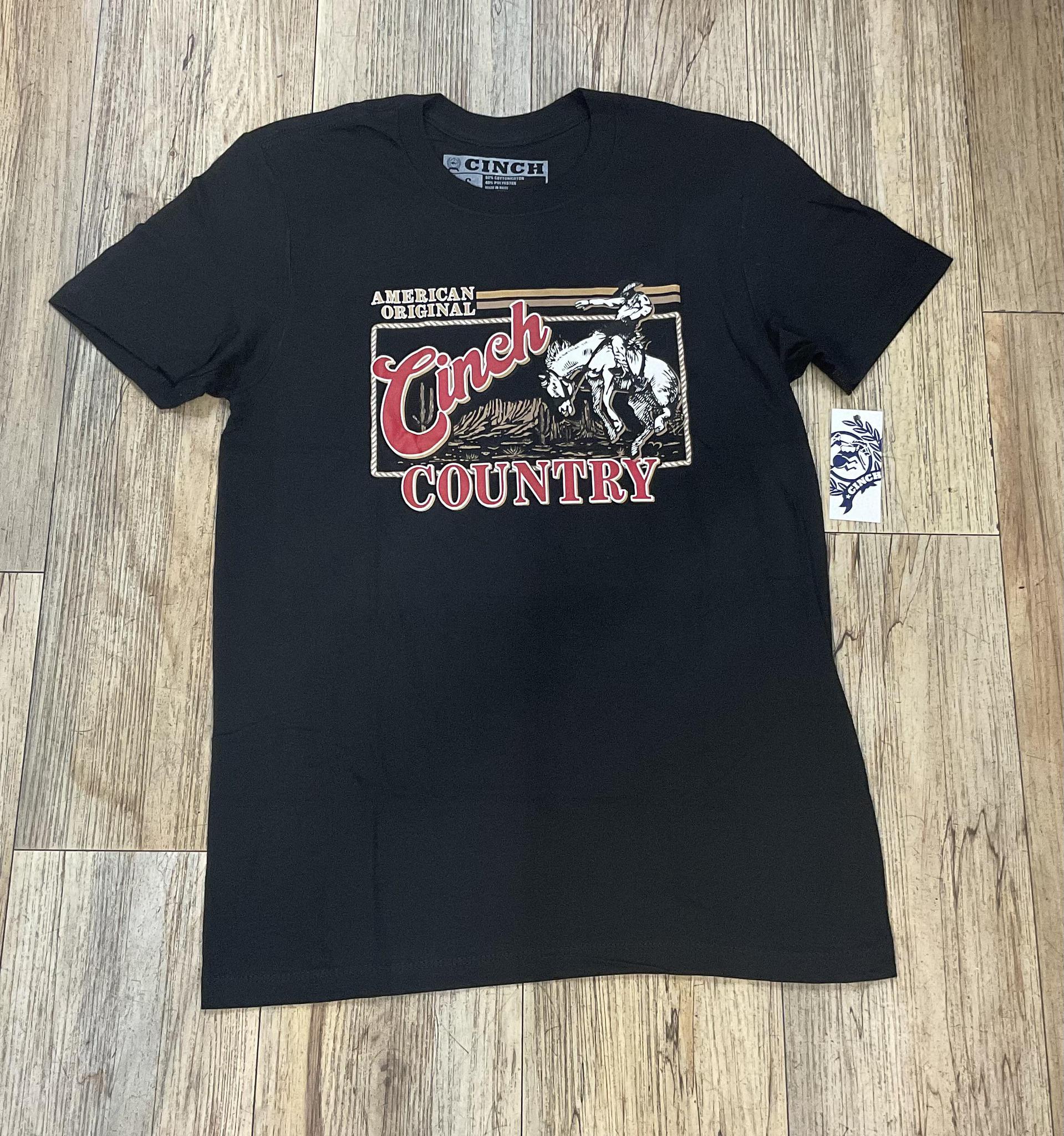 CINCH MENS BLACK TEE | MTT1690687