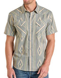 ‘’RAMMY’’ MENS PANHANDLE GREY SHORT SLEEVE SHIRT |PMN3S06581