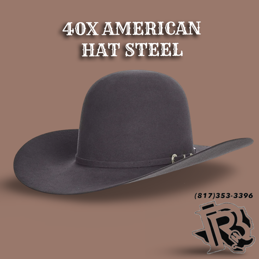 40X STEEL | AMERICAN HAT COWBOY FELT HAT