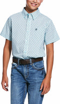 BOYS REEDLEY PRINT SHORT SLEEVE SHIRT STHGSEA 10031929