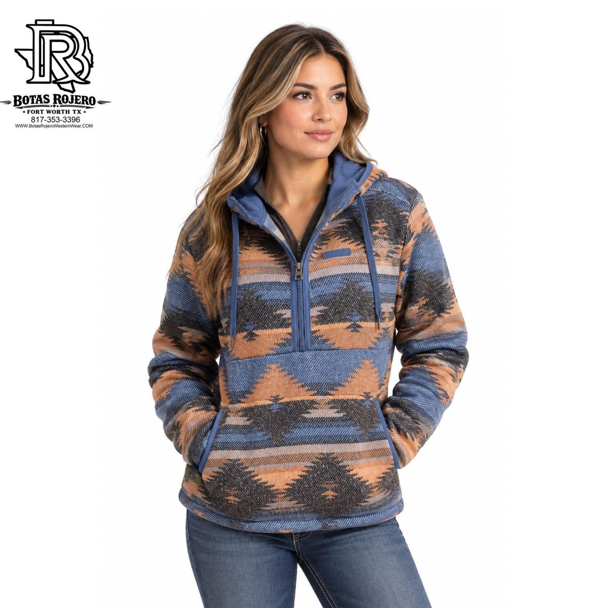 ” Abigail “ | WOMEN CINCH SWEATER AZTEC DESIGN