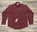 CINCH MENS LONG SLEEVE RED SHIRT | MTW1105944