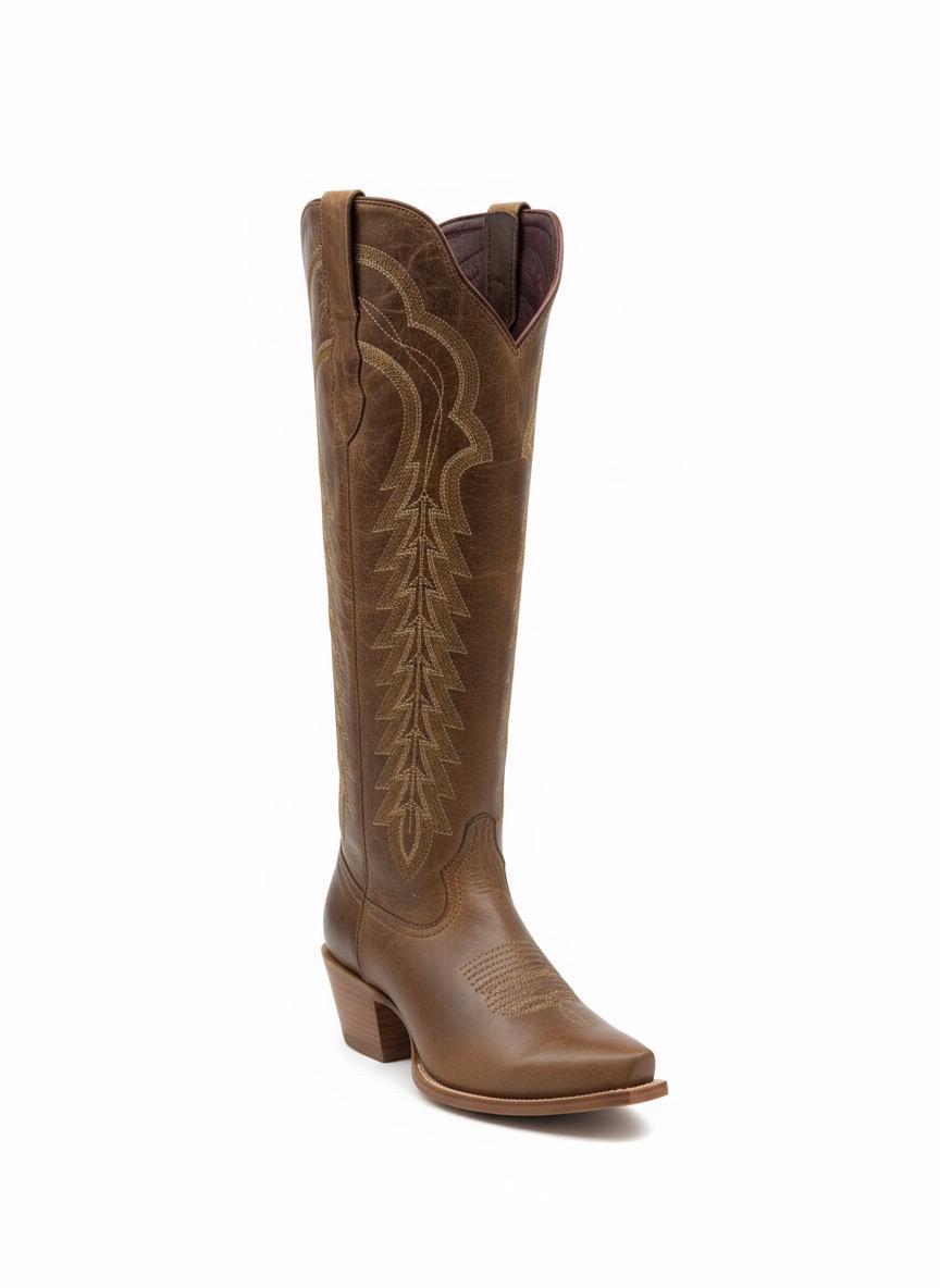 AILANI IRON SPUR BOOTS |BROWN
