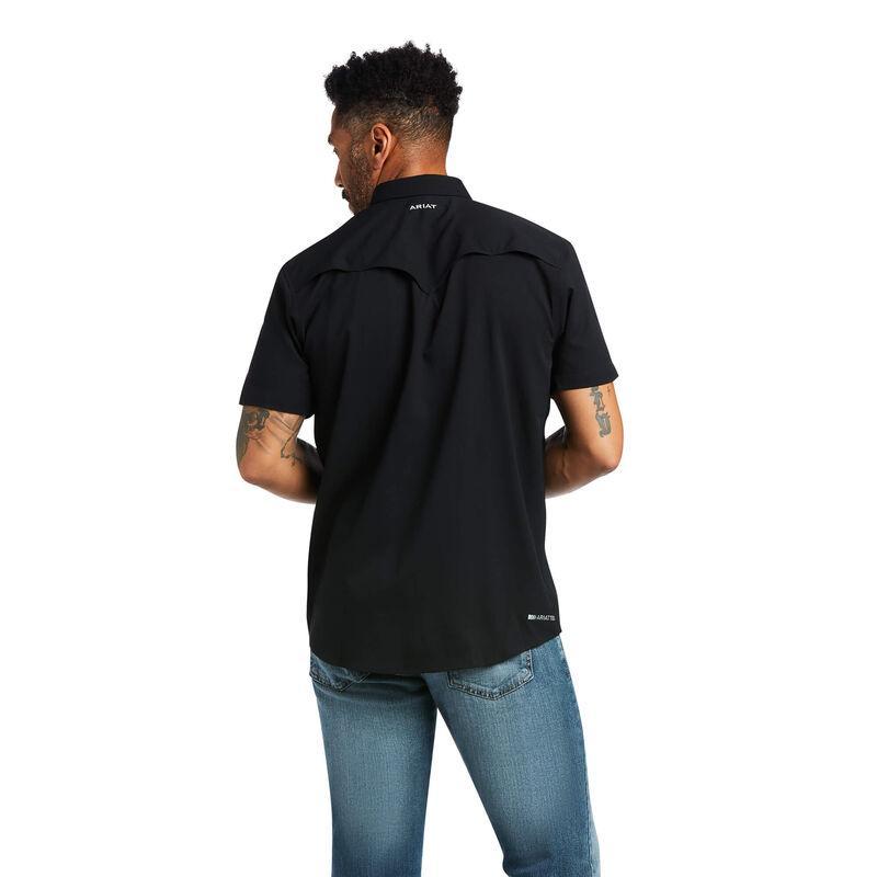 “ Adam “ | MEN'S VENTTEK WESTERN FITTED SNAP BLACK 10039572