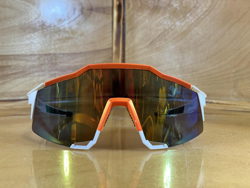 SUNGLASS : WHITE ORANGE