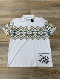 ‘’MARTIN’’ WHITE AZTEC POLO