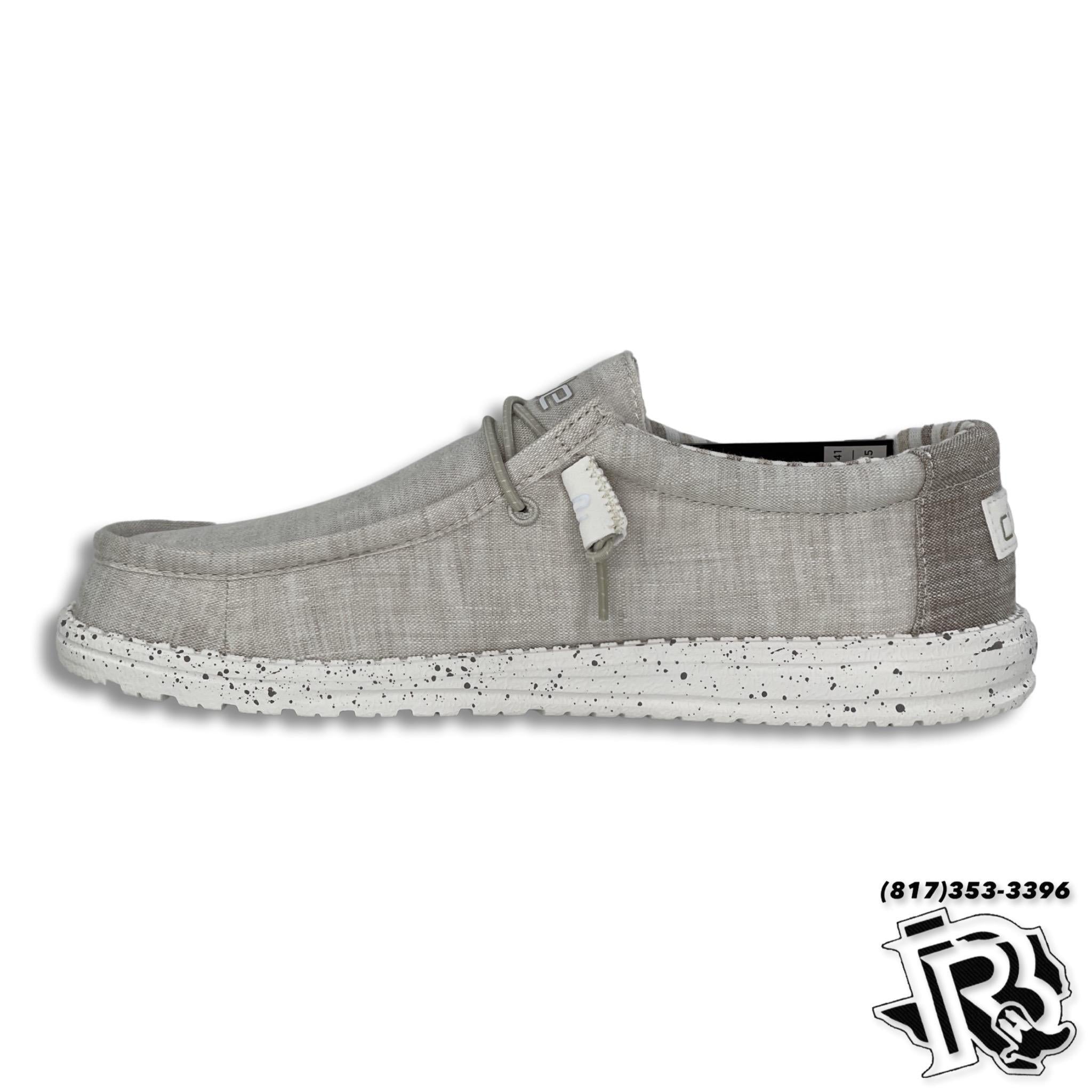 HEY DUDE WALLY CHAMBRAY STONE BEIGE (110060707)