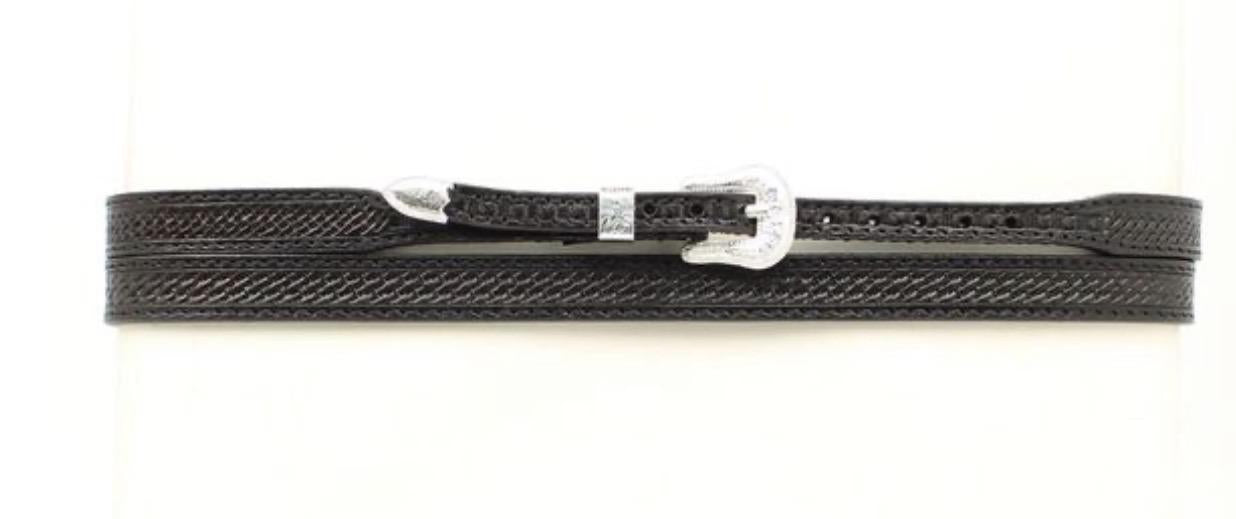 M&F Western Basket Weave Leather Hatband|0234601