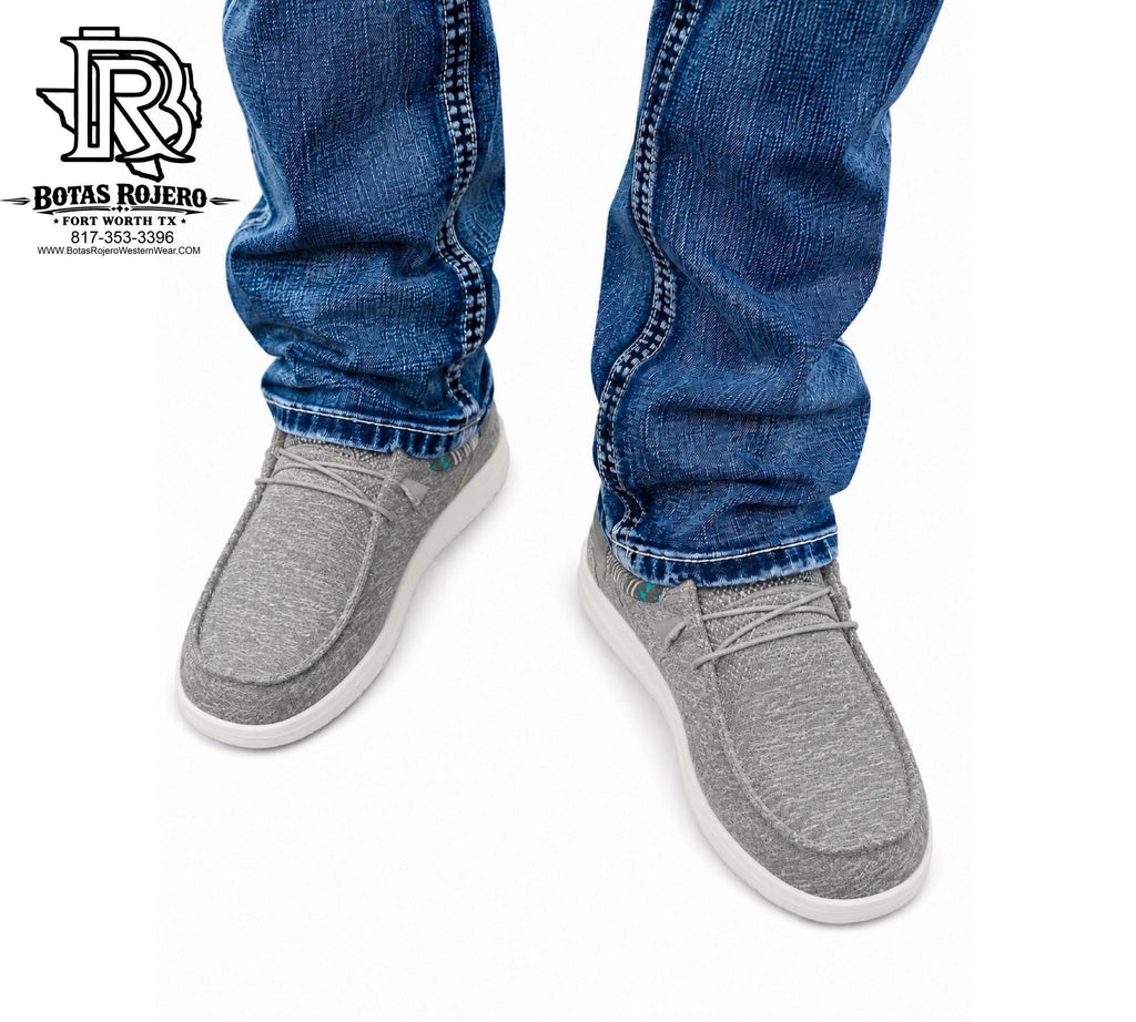 “ Chambray Grey  “ | HEY DUDE MEN SHOES GREY PAUL  (112293059)