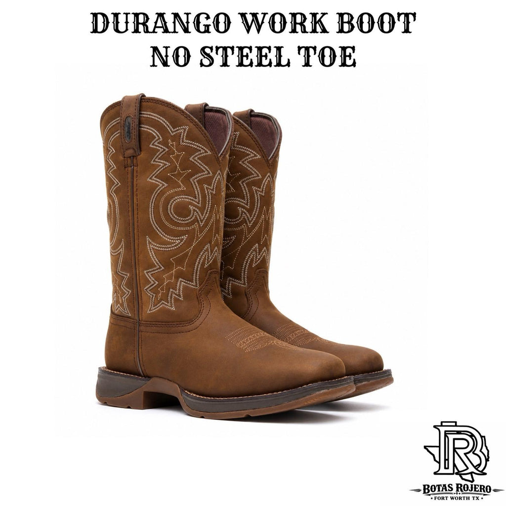 DURANGO NO STEEL | BROWN MEN WESTERN WORK BOOTS  DB4443
