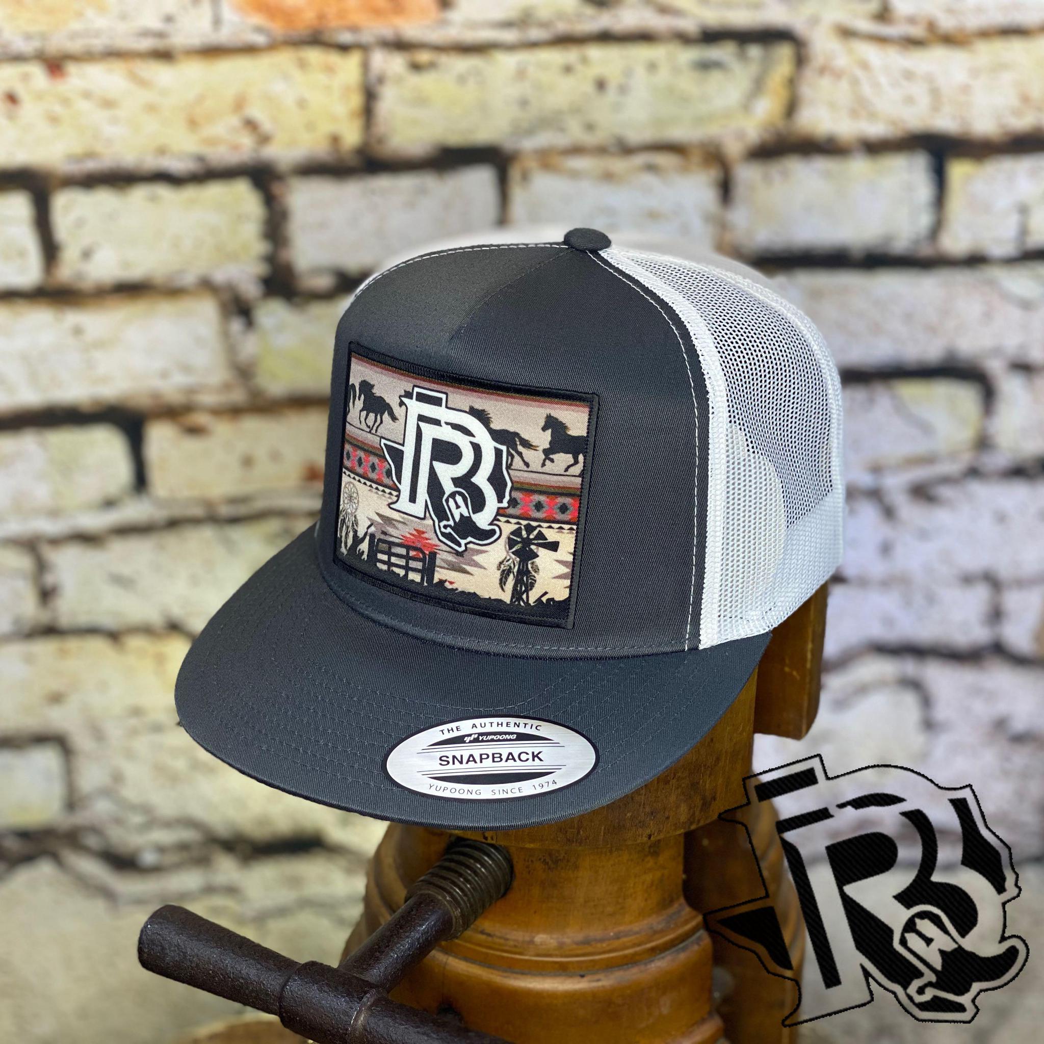 BR WILD WEST CHARCOAL/WHITE CAP