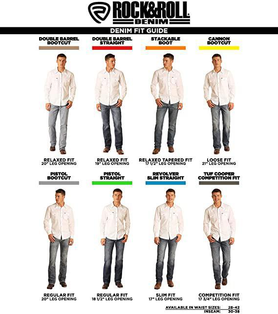 Rock & Roll Denim | MEN JEANS DOUBLE BARREL BOOTCUT 19’’
