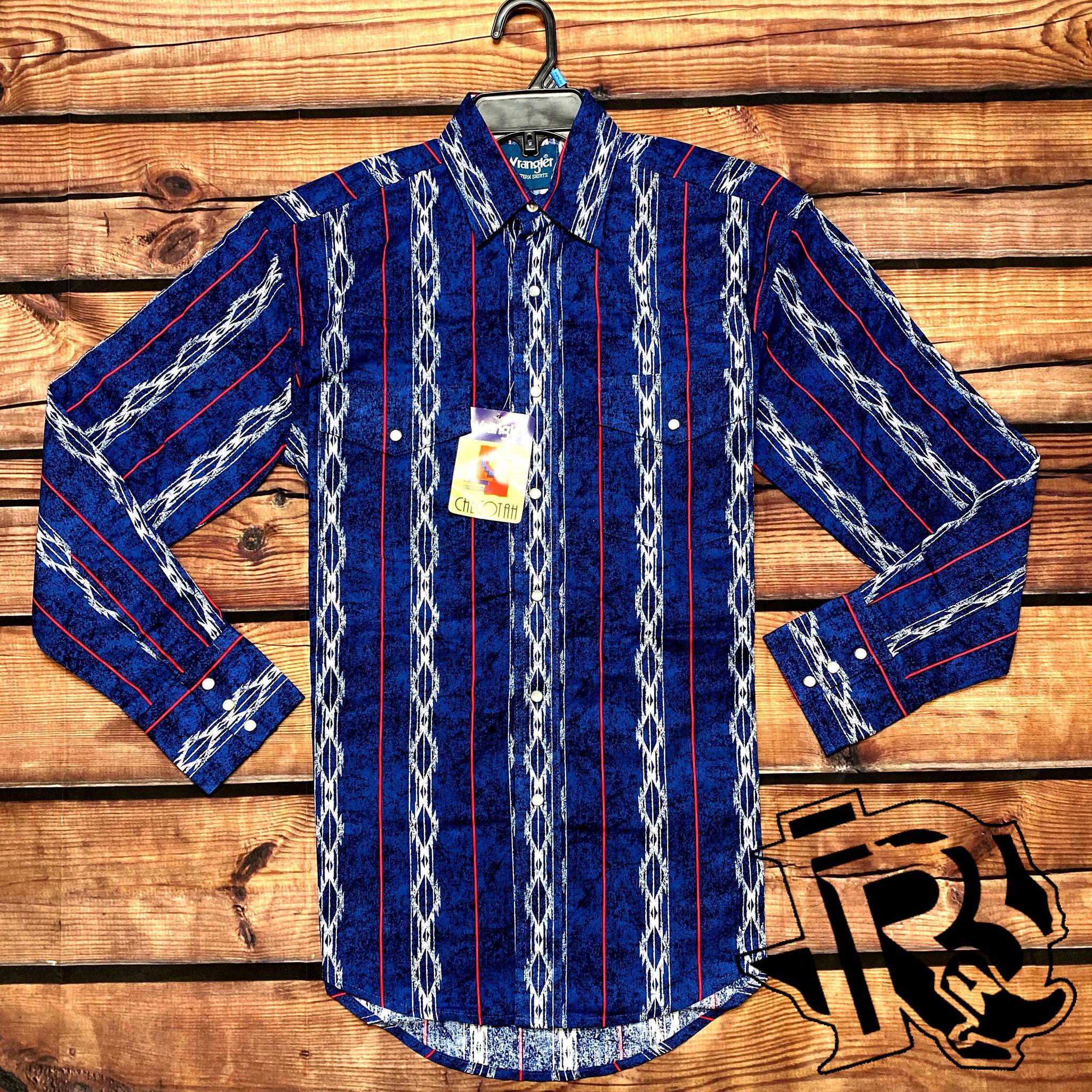WRANGLER MENS CHECOTAH LONG SLEEVE SHIRT