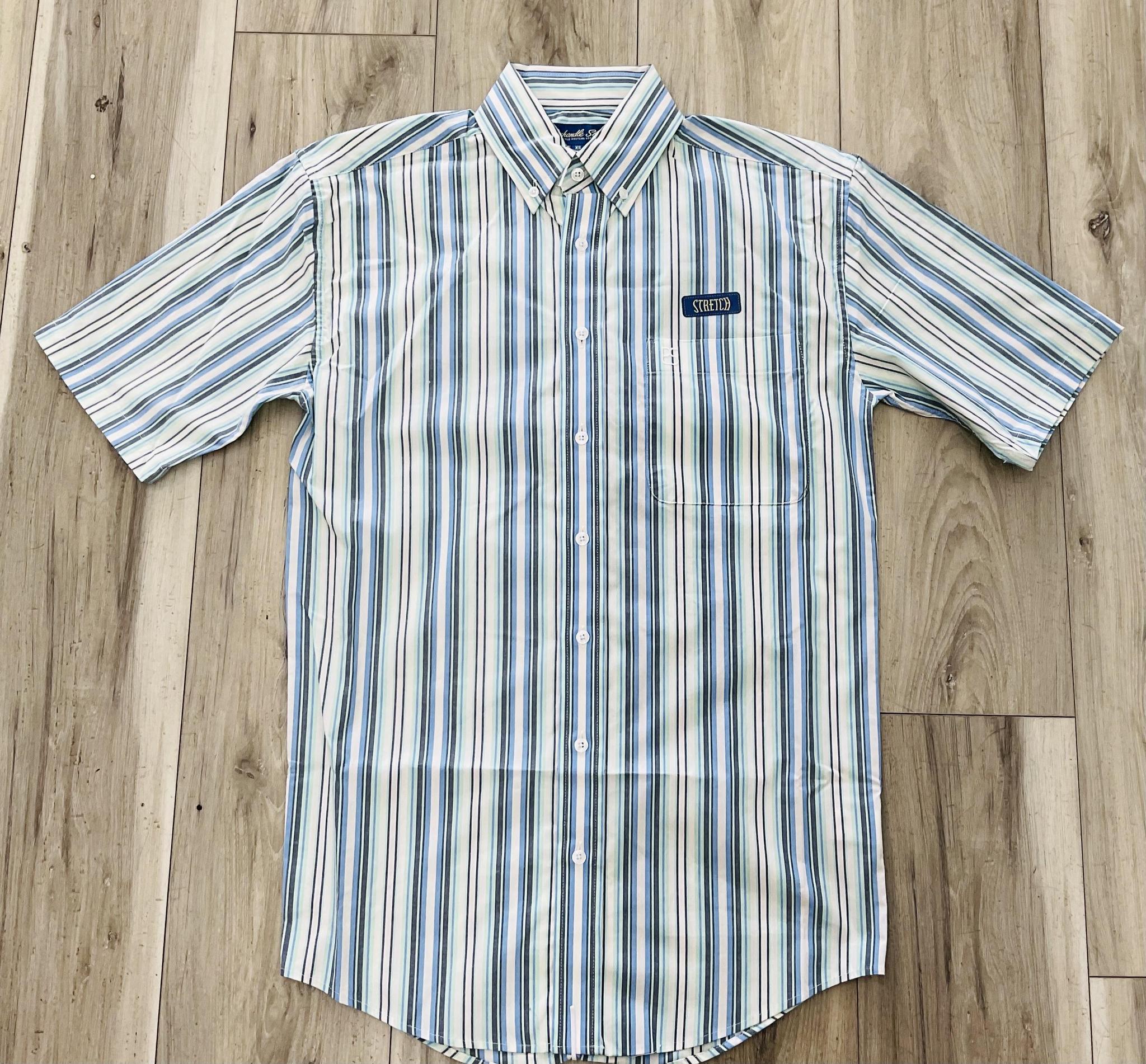 PANHANDLE MEN’S SHORT SLEEVE TURQUOISE SHIRT |SMB3S08962