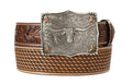 3D MEN’S BELT BASKET WEAVE TAN | D100020908