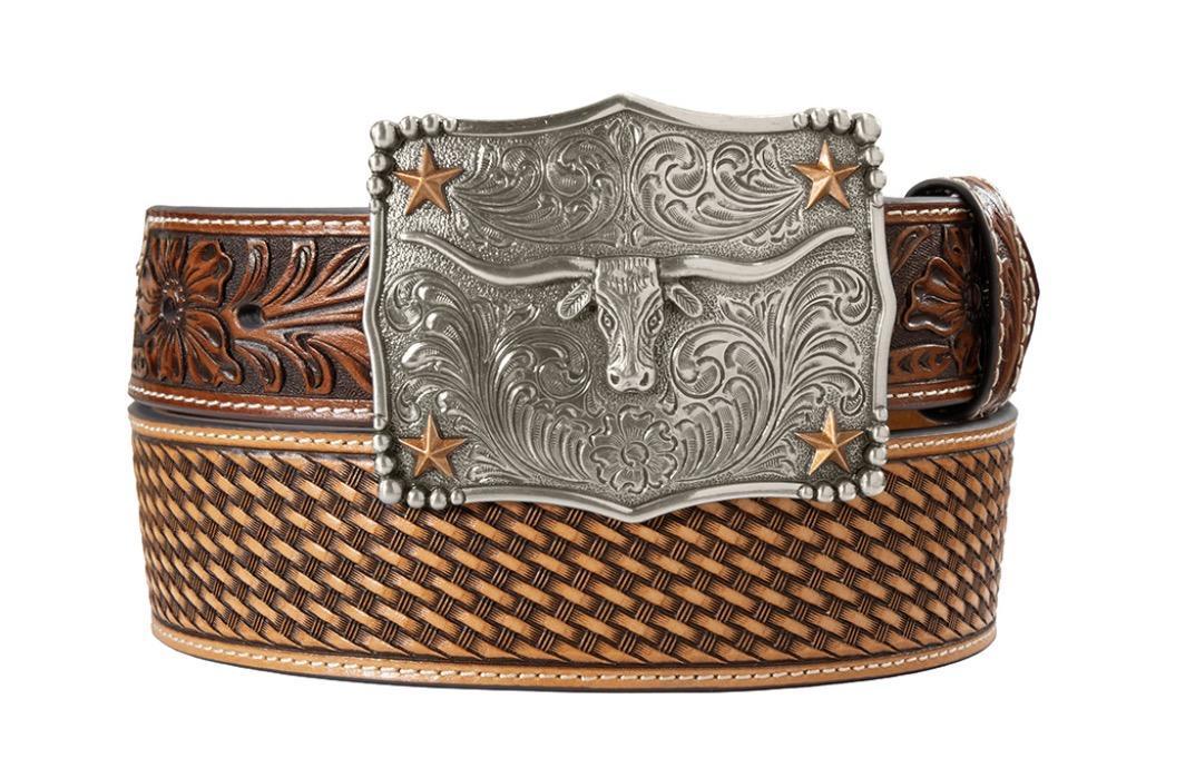3D MEN’S BELT BASKET WEAVE TAN | D100020908