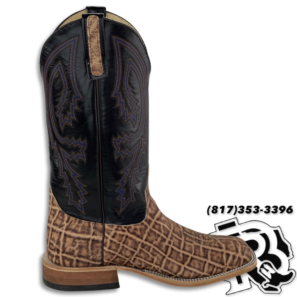 “ Chisholm “ ELEPHANT TAN  ANDERSON BEAN MEN SQUARE TOE WESTERN BOOTS