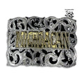 “ Michoacan “ | MEN WESTERN BELT BUCKLE SQUARE