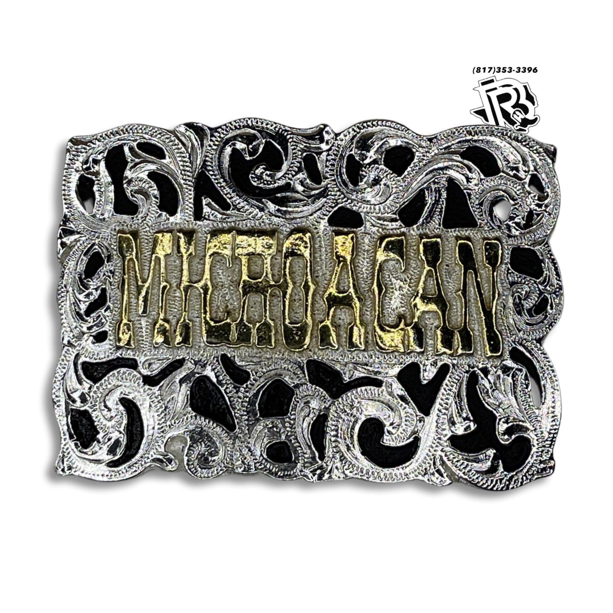 “ Michoacan “ | MEN WESTERN BELT BUCKLE SQUARE