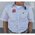 MEN WESTERN SHORT SLEEVE BUTTON DOWN SHIRT CUERO LINE 200 SS