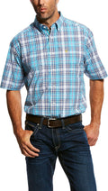 MENS ARIAT NATHANS SHORT SLEEVE SHIRT PERF SHIRT MULTI 10026613