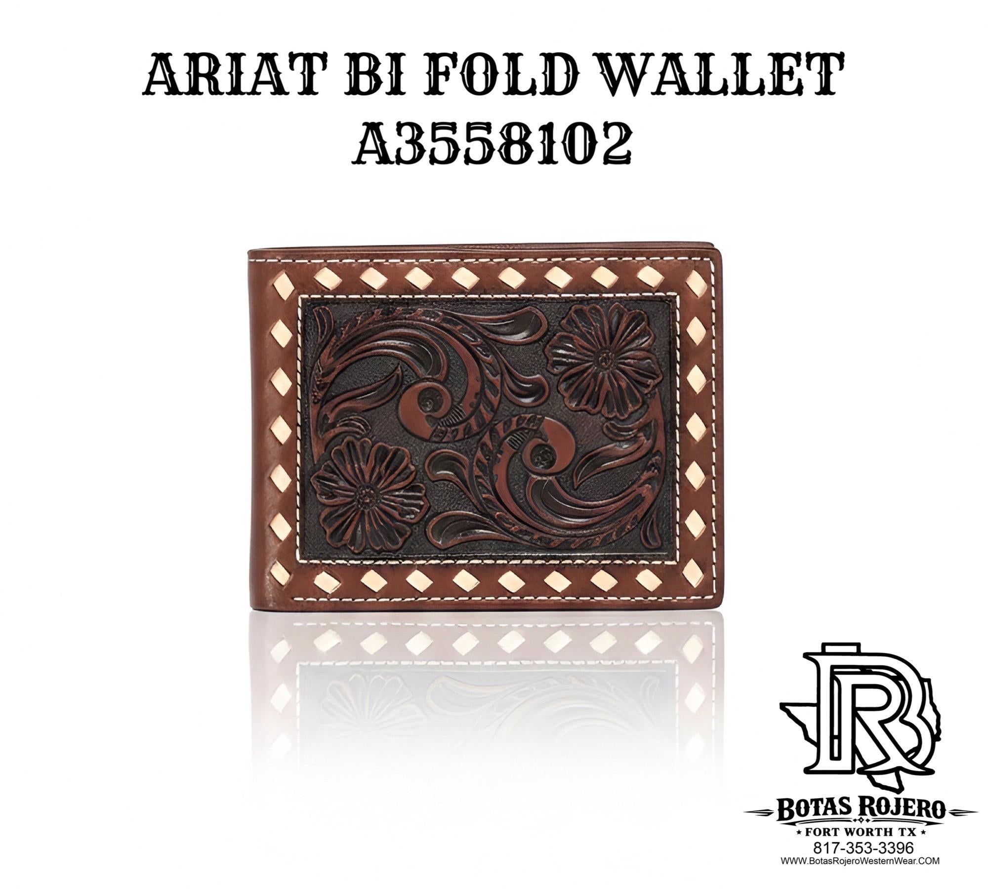 ARIAT BIFOLD FLORAL WALLET  A3558102