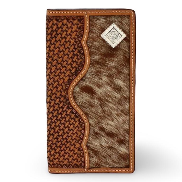 3D WALLET Belt Men's Calf Hair Rodeo Tan Wallet (D250001908)