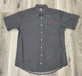Cinch Men's Black Micro Geo Classic Fit Short Sleeve  Shirt | MTW1111500