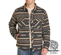 MEN’S STRIPED JACQUARD SHIRT JACKET BM92C06729