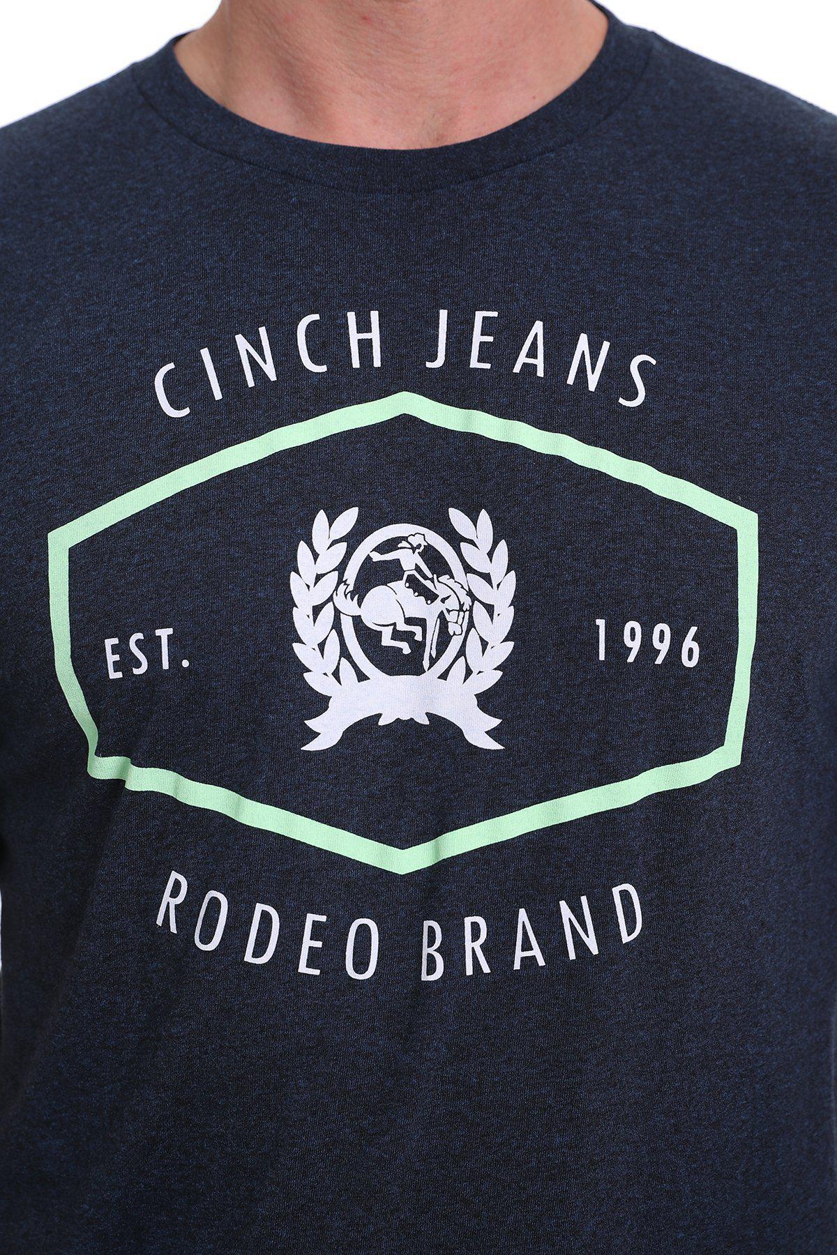 MEN'S FRONT LOGO TEE - NAVY MTT1690383