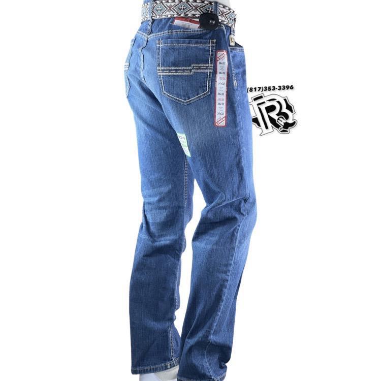 STRAIGHT LEG MID RISE | CINCH MEN  JEANS JESSE DARK STONE MB54438001 JESSE RED LABEL