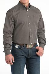 Men's Cinch Long Sleeve Navy Print Button Up Shirt| MTW1106020