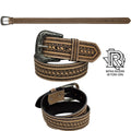 “ Vaquero Basket Weave “ IRON SPUR MEN WESTERN BELTS 2 INCH BASKET WEAVE