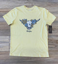 WRANGLER COW FLOWERS YELLOW TEE | 112336195