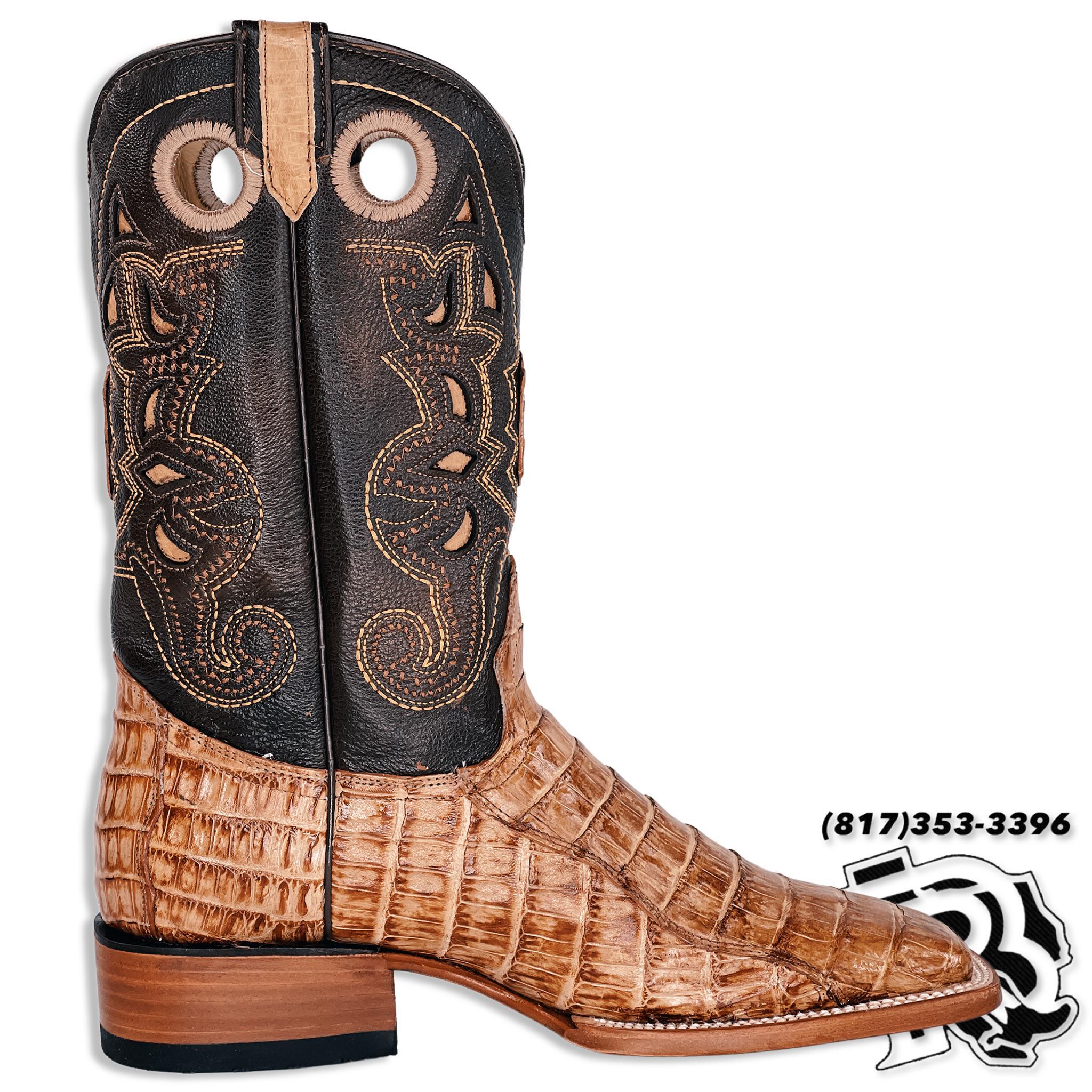 “ Mesquite “ CAIMAN TAN MEN’S WESTERN WEAR BOOT ARANGO