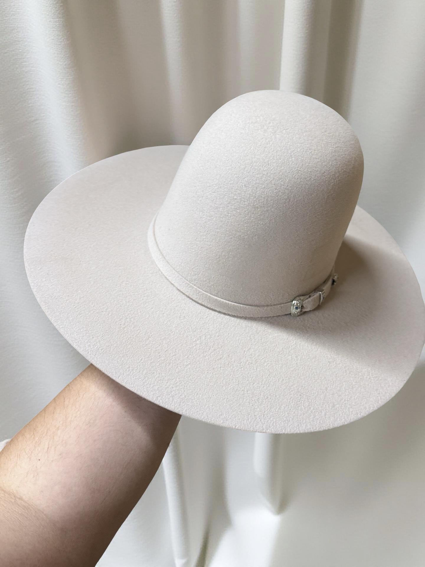 “ 4X JR SILVERBELLY “ | IRON SPUR ™️ KIDS WESTERN OPEN CROWN WOOL WESTERN HAT