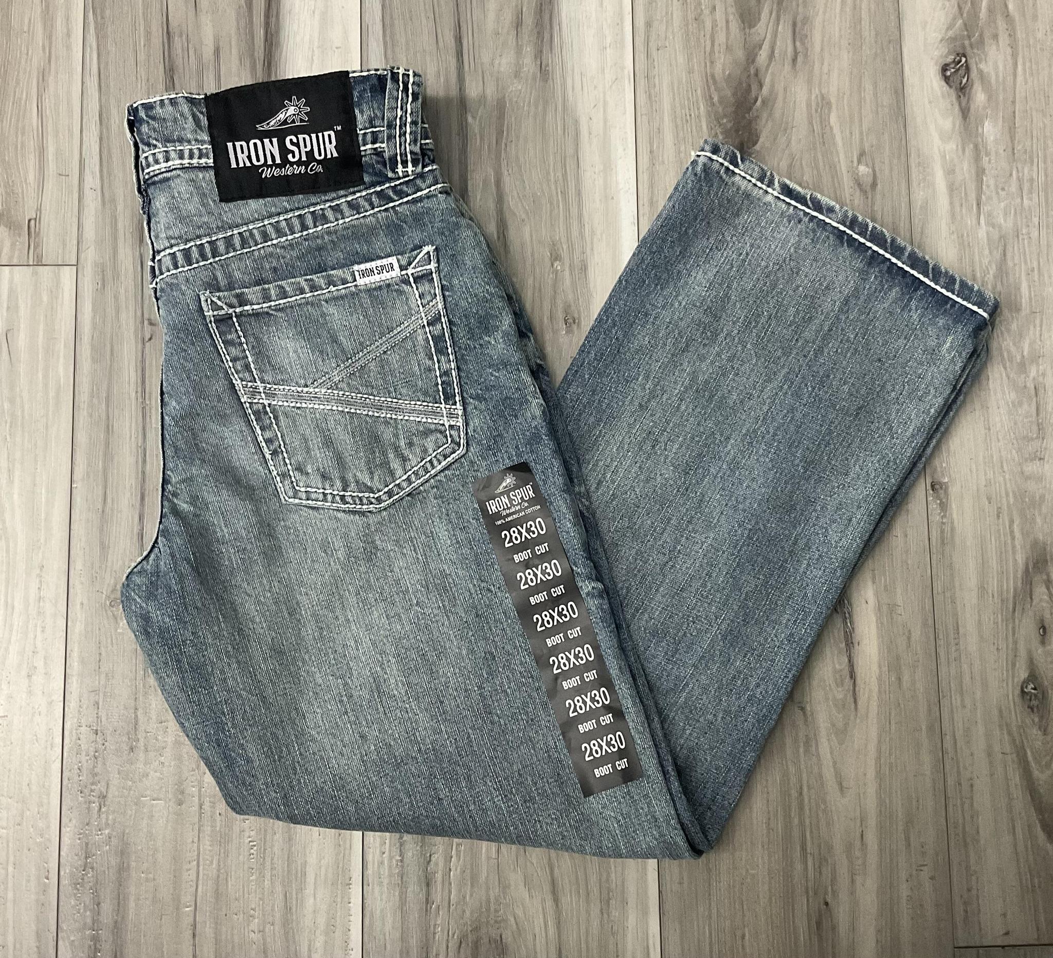 03 | BOOTCUT IRON SPUR LIGHT BLUE WESTERN JEANS