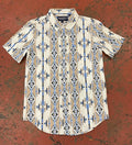 Mens short sleeve Aztec woven bd tan panhandle performance | PPMS1DR0VQ