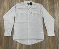 ARIAT MEN’S WHITE FENN SNAP LONG SLEEVE SHIRT | 10065784