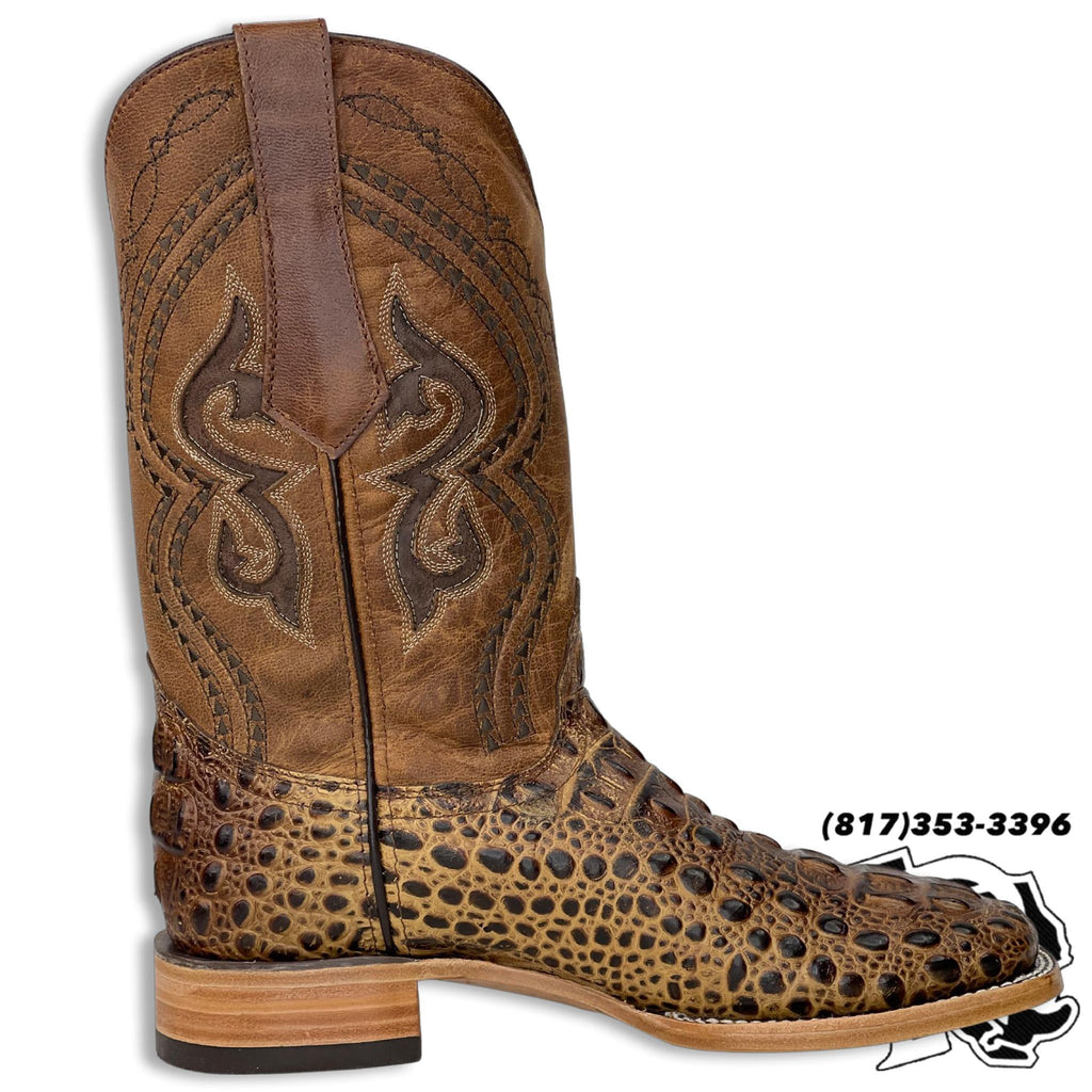 CAIMAN PRINT ORIX | MEN SQUARE TOE BOOTS