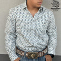 BEAU | Iron Spur Men’s Western Long Sleeve  Shirt – Classic Multi Color